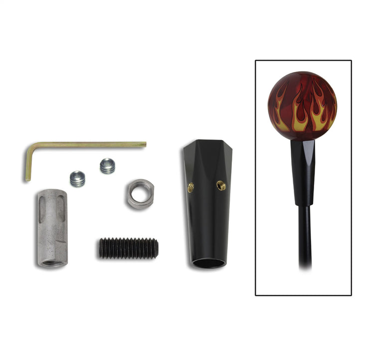 Lokar XSK-6878 Auto Transmission Shifter Knob Adapter; 3/8 in. 16 Thread; Black; - Truck Part Superstore