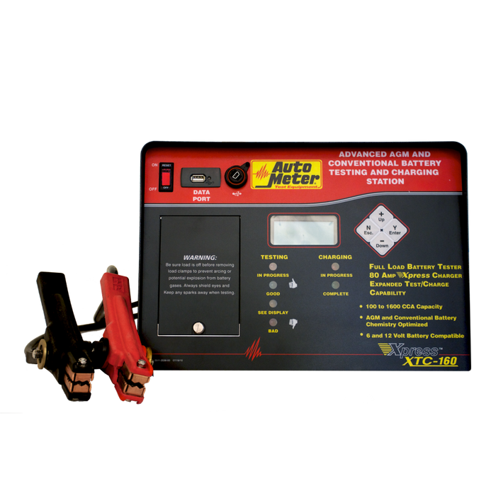AutoMeter XTC-160 XTC-160; AGM Optimized Fast Charger/Tester - Truck Part Superstore