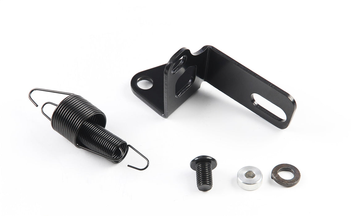 Lokar XTCB-40FIT Throttle Cable Bracket; Fits w/Fitech EFI; Black Stainless Steel; - Truck Part Superstore