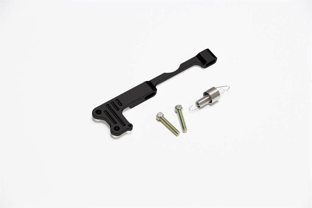 Lokar XTCB-40HS1 Throttle Cable Bracket; Fits w/Holley Sniper; Black Billet; - Truck Part Superstore