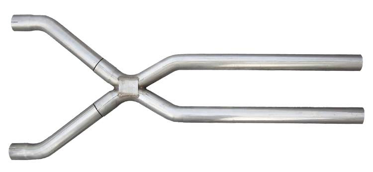 Pypes Performance Exhaust XVF10 Exhaust X-Pipe Kit Intermediate Pipe 2.5 in Tunnel Crossover Hardware Incl Natural 409 Stainless Steel Pypes Exhaust - Truck Part Superstore