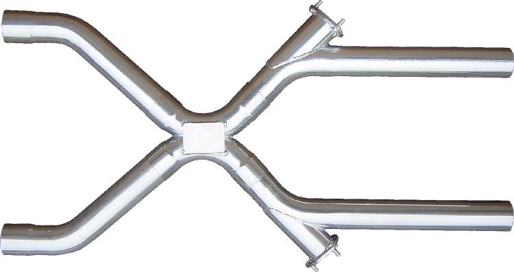 Pypes Performance Exhaust XVX13S Xchange X-Pipe Crossover Kit Intermediate Pipe 3 in Hardware Inc Polished 304 Stainless Steel Pypes Exhaust - Truck Part Superstore