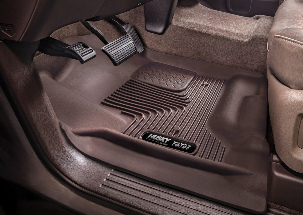 Husky Liners 54200 X-act Contour™ Floor Liner; Cocoa; 1 pc.; Rear; - Truck Part Superstore