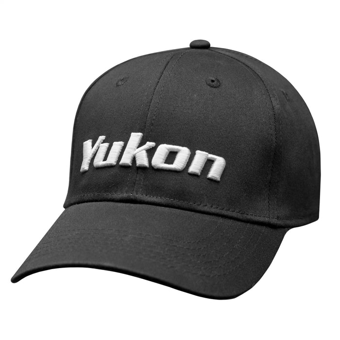 Yukon Gear YCWHAT-11 Yukon Baseball Cap; Black with White Embroidered Logo - Truck Part Superstore