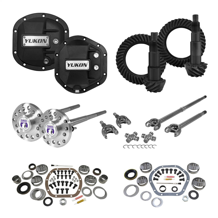 Yukon Gear YGK014STG4 Stage 4 Re-Gear Kit upgrades front/rear diffs; 24 spl; incl covers/fr/rr axles - Truck Part Superstore