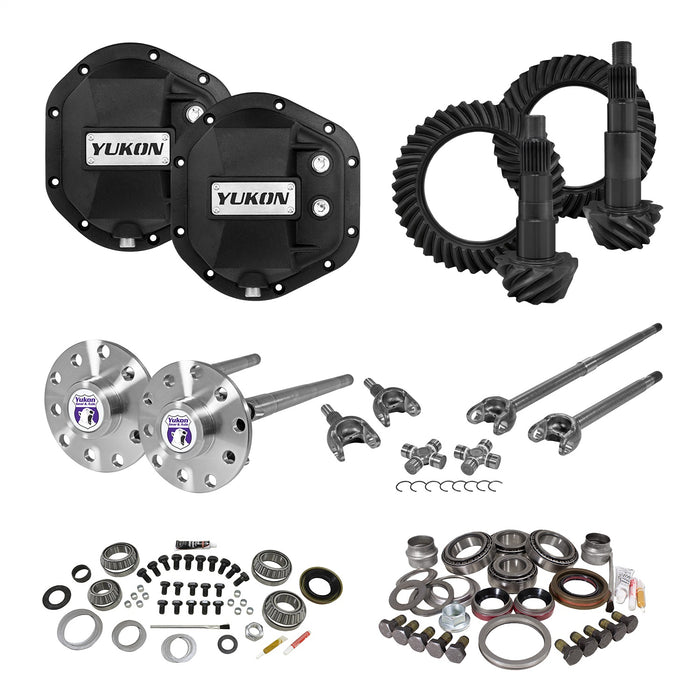 Yukon Gear YGK015STG4 Stage 4 Re-Gear Kit upgrades front/rear diffs; 24 spl; incl covers/fr/rr axles - Truck Part Superstore