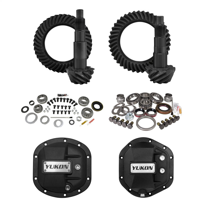Yukon Gear YGK055STG2 Yukon Stage 2 Re-Gear Kit upgrades front and rear diffs; incl diff covers - Truck Part Superstore