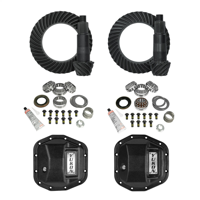 Yukon Gear YGK068STG2 Yukon Stage 2 Re-Gear Kit upgrades front and rear diffs; incl diff covers - Truck Part Superstore
