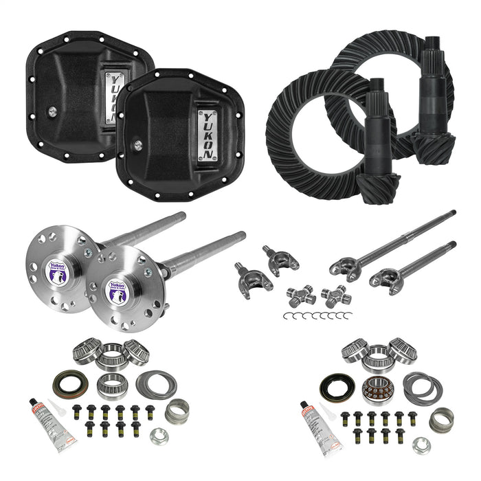 Yukon Gear YGK068STG4 Stage 4 Re-Gear Kit upgrades front/rear diffs; 28 spl; incl covers/fr/rr axles - Truck Part Superstore