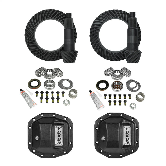 Yukon Gear YGK071STG2 Yukon Stage 2 Re-Gear Kit upgrades front and rear diffs; incl diff covers - Truck Part Superstore