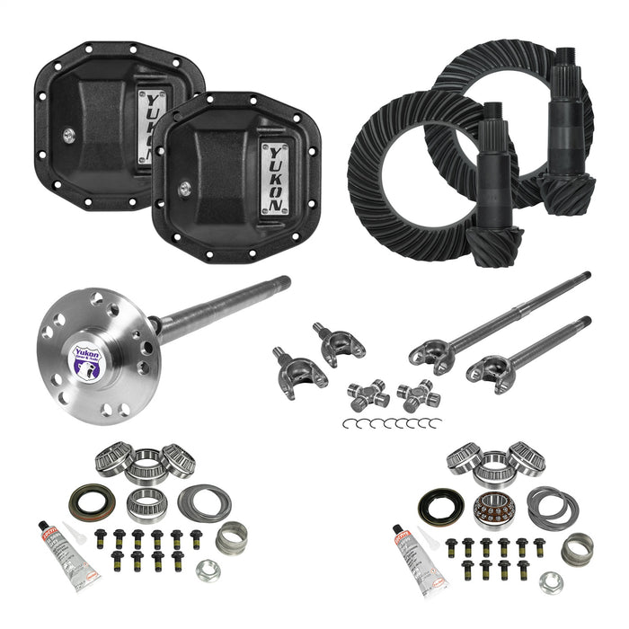 Yukon Gear YGK071STG4 Stage 4 Re-Gear Kit upgrades front/rear diffs; 24 spl; incl covers/fr/rr axles - Truck Part Superstore