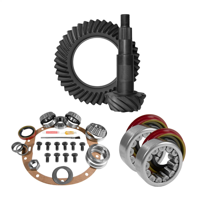Yukon Gear YGK2008 8.5in. GM 4.11 Rear Ring/Pinion; Install Kit; Axle Bearings; 1.78in. Case Journa - Truck Part Superstore