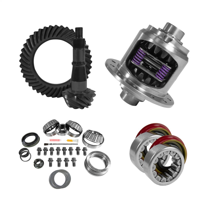 Yukon Gear YGK2255 9.5in. GM 4.56 Rear Ring/Pinion; Install Kit; 33spl Posi; Axle Bearing/Seals - Truck Part Superstore