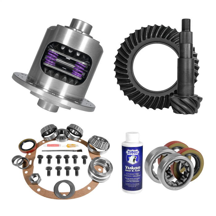 Yukon Gear YGK2340 Kit contains a ring and pinion set; positraction unit; and installation parts - Truck Part Superstore