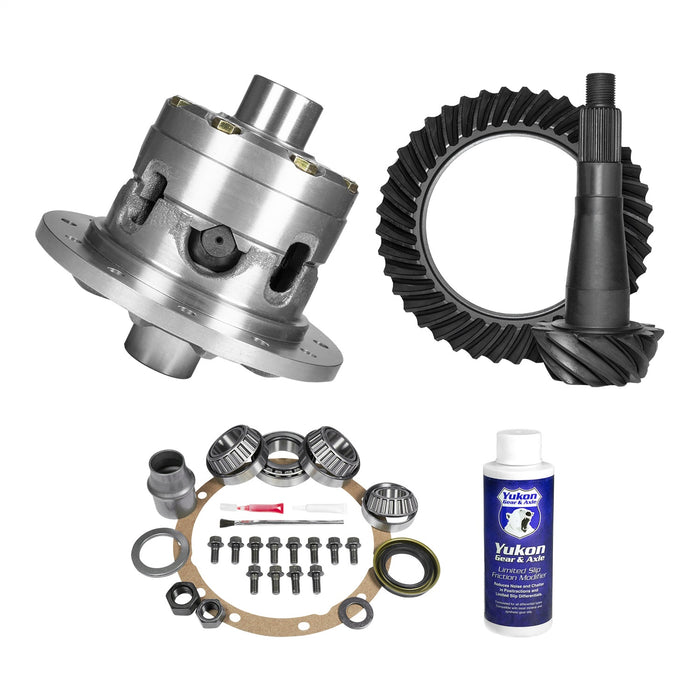 Yukon Gear YGK2346 Kit contains a ring and pinion set; positraction unit; and installation parts - Truck Part Superstore