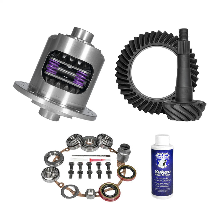 Yukon Gear YGK2354 Kit contains a ring and pinion set; positraction unit; and installation parts - Truck Part Superstore