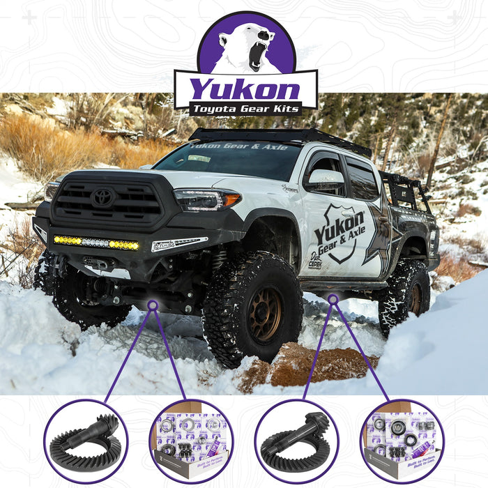 Yukon Gear YGKT005-488-4 Ring/Pinion Gear Kit Package Front/Rear with Install Kits-Toyota 8.4/8in.IFS - Truck Part Superstore