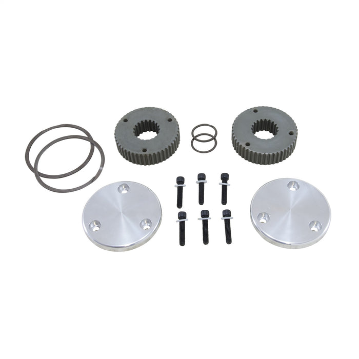 Yukon Gear YHC50008 Yukon Hardcore Drive Flange Kit Dana 44 19spl Outer Stubs w/Non-Engraved Caps - Truck Part Superstore