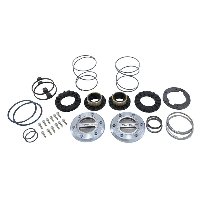 Yukon Gear YHC70009 Yukon Hardcore Locking Hub set for 2000-2017 3/4/1-Ton Front w/Spin Free kit - Truck Part Superstore