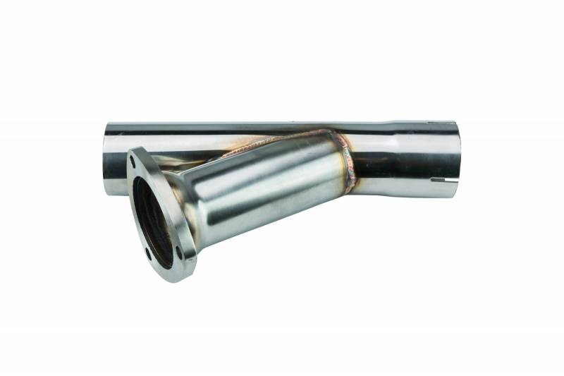 Pypes Performance Exhaust YVX13S Y Exhaust Dump Cutout 3 in Hardware Not Incl Polished 304 Stainless Steel Pypes Exhaust - Truck Part Superstore