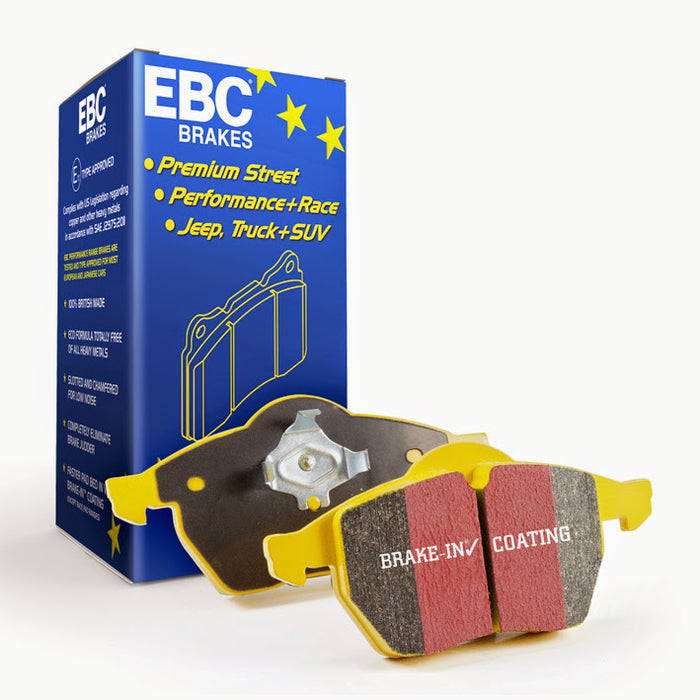 EBC Brakes DP43026R Yellowstuff Street And Track Brake Pads; FMSI Pad No. D1721; 305mm Dia.; - Truck Part Superstore