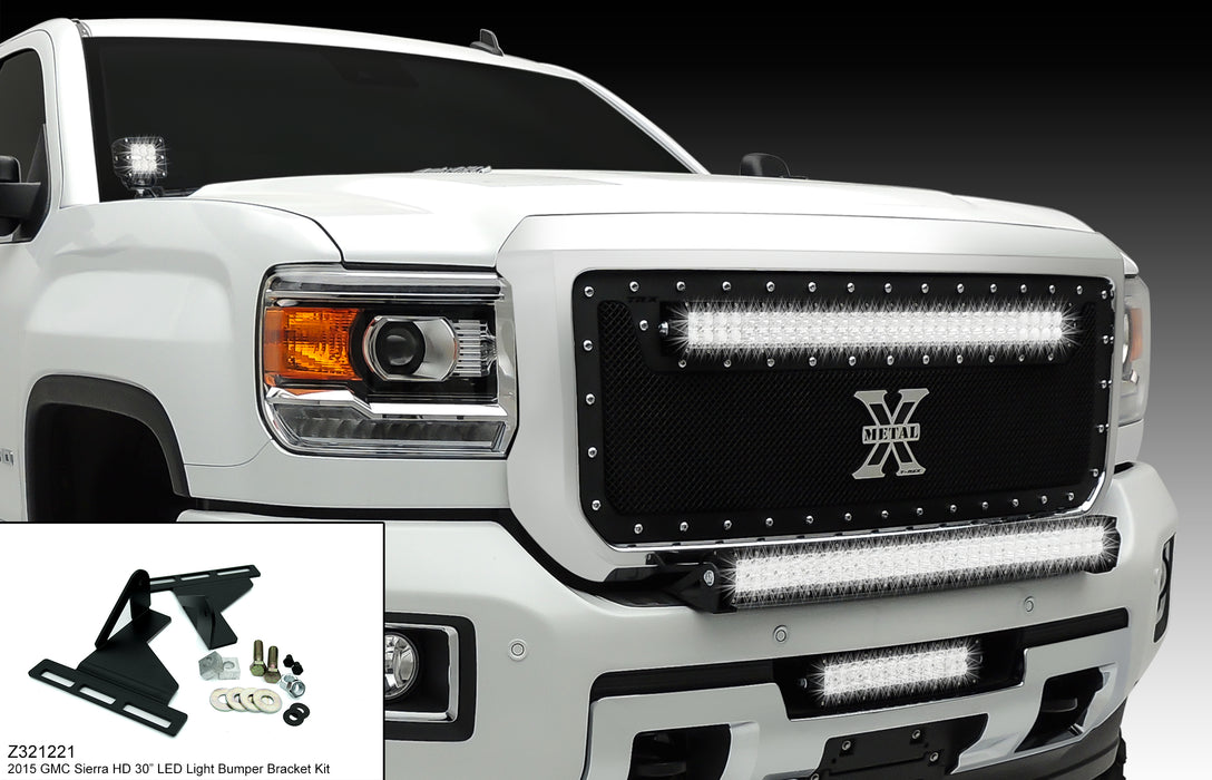 ZROADZ Z321221 Front Bumper Top LED Light Bar Bracket; Mounts [1] 30 in. LED Light Bar; - Truck Part Superstore