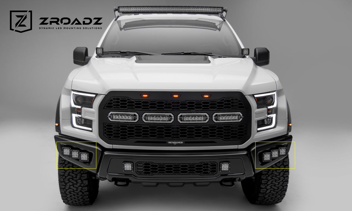 ZROADZ Z325652-KIT Front Bumper OEM Fog LED Kit - Truck Part Superstore