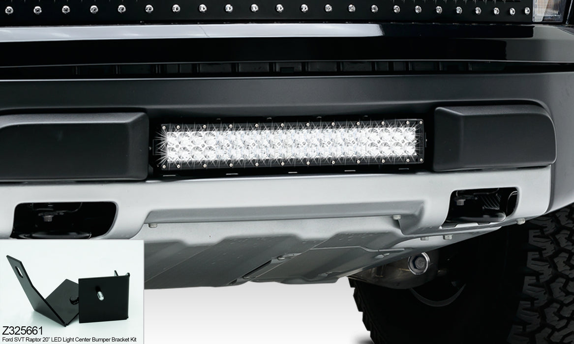 ZROADZ Z325661 Front Bumper Center LED Light Bar Bracket; Mounts 20 in. LED Light Bar; - Truck Part Superstore