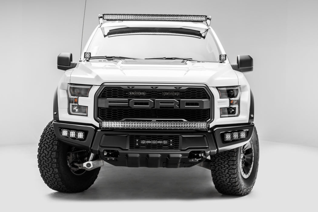 ZROADZ Z325662 Front Bumper Top LED Light Bar Bracket; Mounts [1] 40 in. Curved LED Light Bar; - Truck Part Superstore