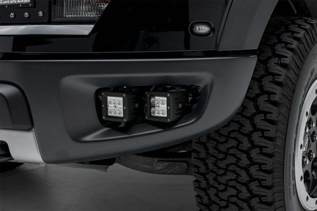 ZROADZ Z325671 Front Bumper OEM Fog Light LED Bracket; Mounts [2] 3 in. LED Pod Lights; - Truck Part Superstore