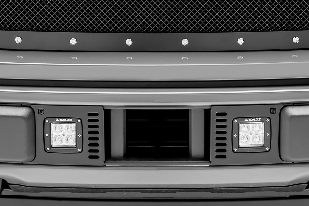 ZROADZ Z325711-KIT ZROADZ Front Bumper Center LED Kit - Truck Part Superstore