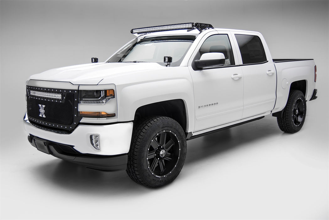 ZROADZ Z332081 Front Roof LED Light Bar Bracket; Mounts [1] 50 in. Curved LED Light Bar; - Truck Part Superstore