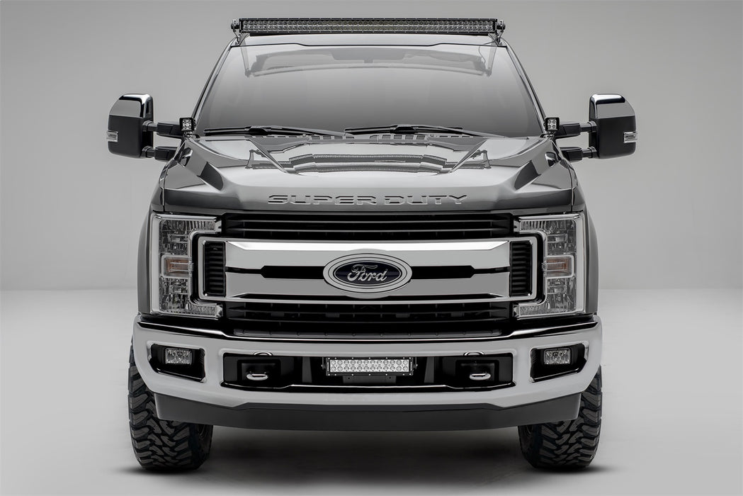 ZROADZ Z335471 Front Roof LED Light Bar Bracket; Mounts [1] 52 in. Curved LED Light Bar; - Truck Part Superstore