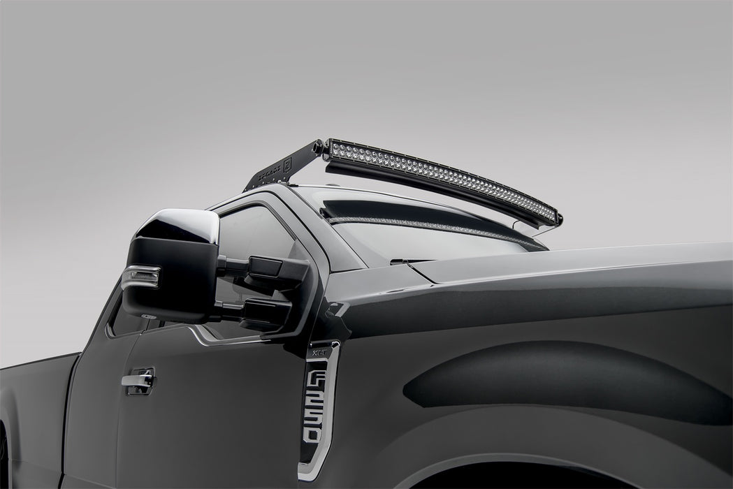 ZROADZ Z335471 Front Roof LED Light Bar Bracket; Mounts [1] 52 in. Curved LED Light Bar; - Truck Part Superstore