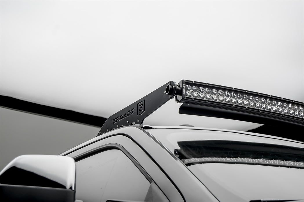 ZROADZ Z335471 Front Roof LED Light Bar Bracket; Mounts [1] 52 in. Curved LED Light Bar; - Truck Part Superstore