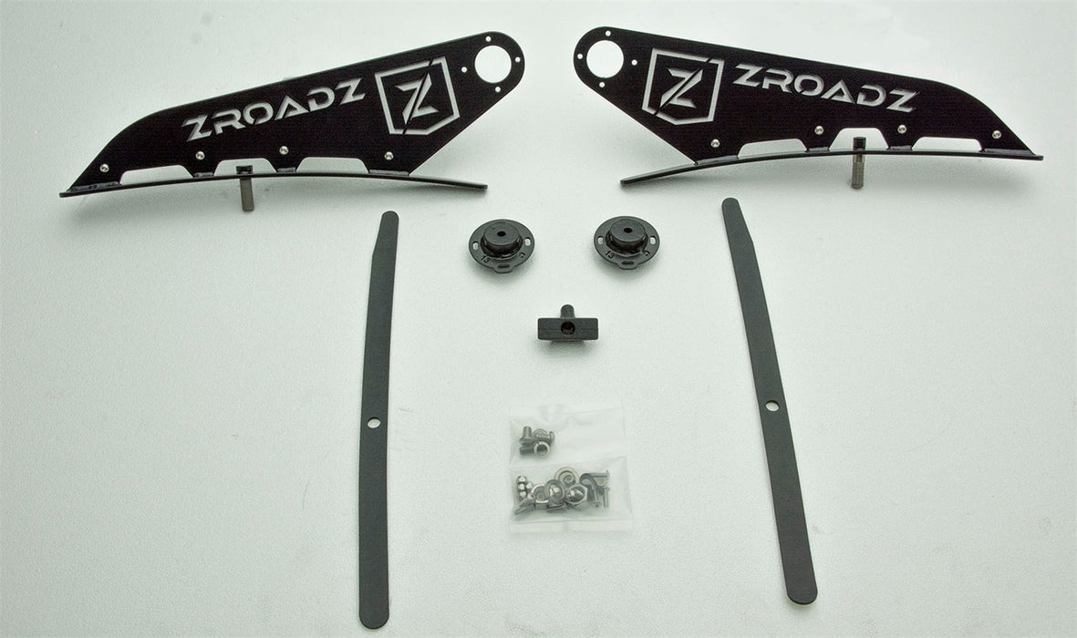 ZROADZ Z337581 Front Roof LED Light Bar Bracket; Mounts [1] 50 in. Curved LED Light Bar; - Truck Part Superstore