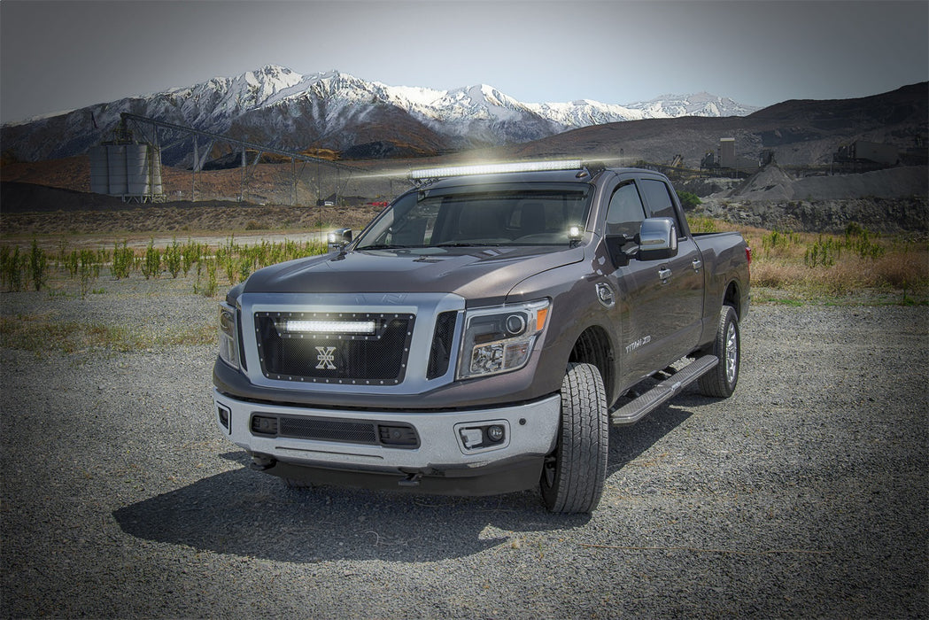 ZROADZ Z337581 Front Roof LED Light Bar Bracket; Mounts [1] 50 in. Curved LED Light Bar; - Truck Part Superstore
