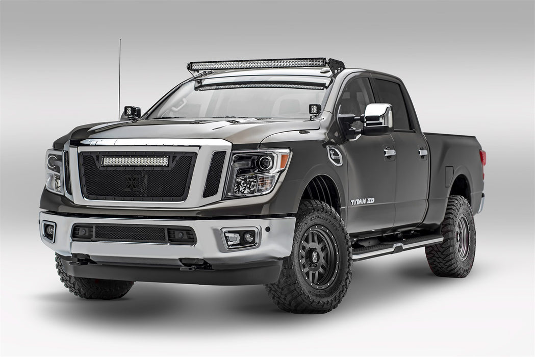 ZROADZ Z337581 Front Roof LED Light Bar Bracket; Mounts [1] 50 in. Curved LED Light Bar; - Truck Part Superstore