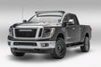 ZROADZ Z337581 Front Roof LED Light Bar Bracket; Mounts [1] 50 in. Curved LED Light Bar; - Truck Part Superstore