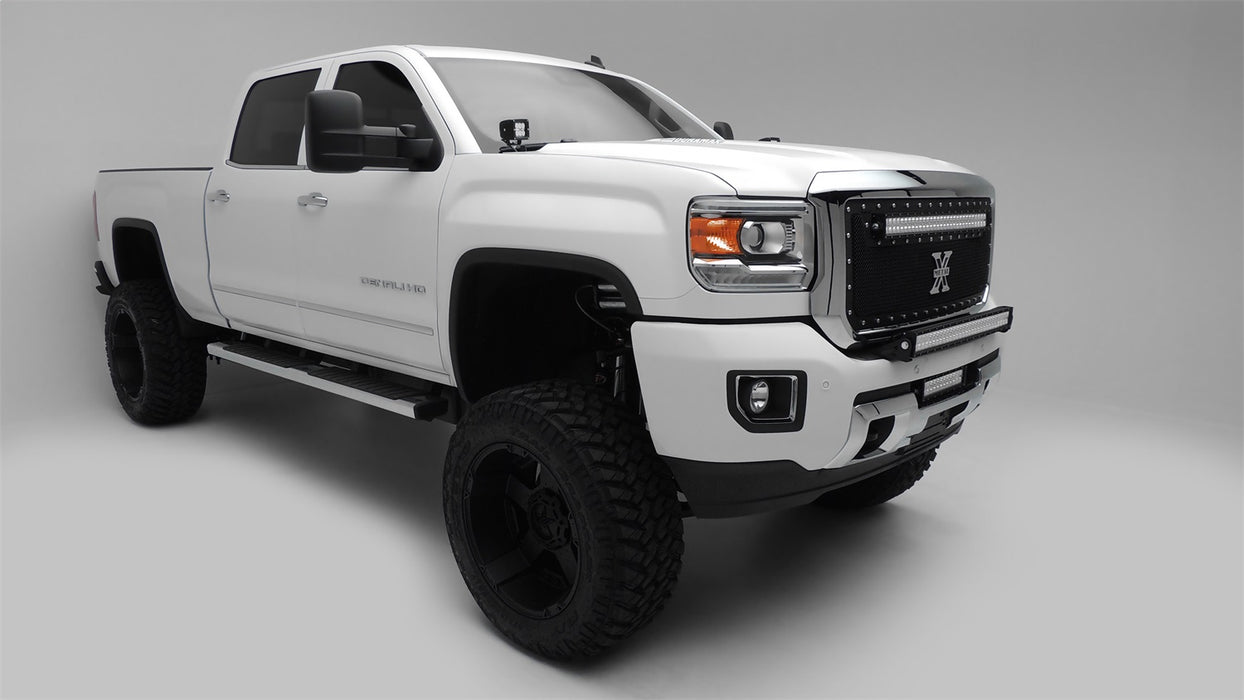 ZROADZ Z361221-KIT2 Hood Hinge LED Kit; Incl. [2] 3 in. LED Pod Lights And Universal Wiring Harness; - Truck Part Superstore