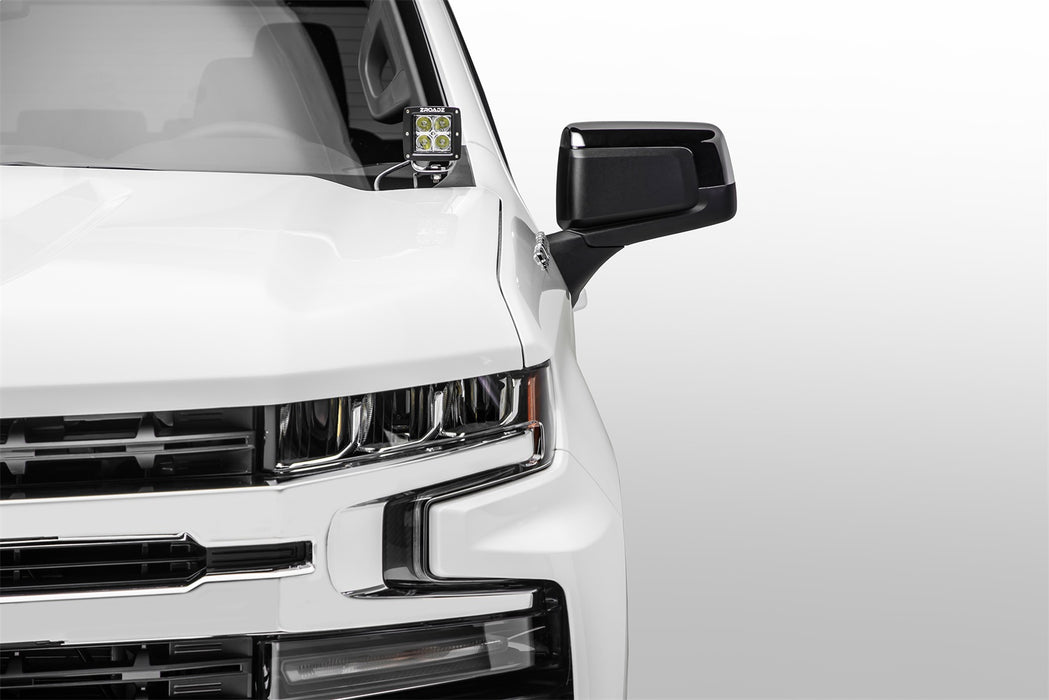 ZROADZ Z362181-KIT2 Hood Hinge LED Kit; Incl. [2] 3 in. LED Pod Lights And Universal Wiring Harness; - Truck Part Superstore