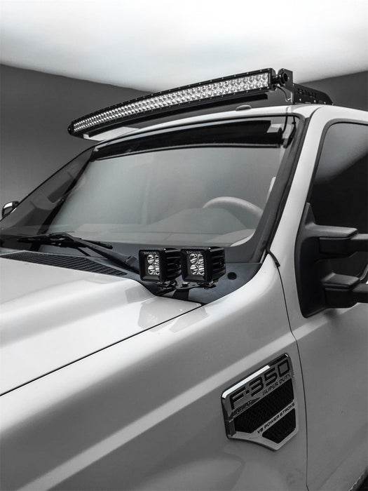ZROADZ Z365462-KIT4 Hood Hinge LED Kit; Incl. [4] 3 in. LED Pod Lights And Universal Wiring Harness; - Truck Part Superstore