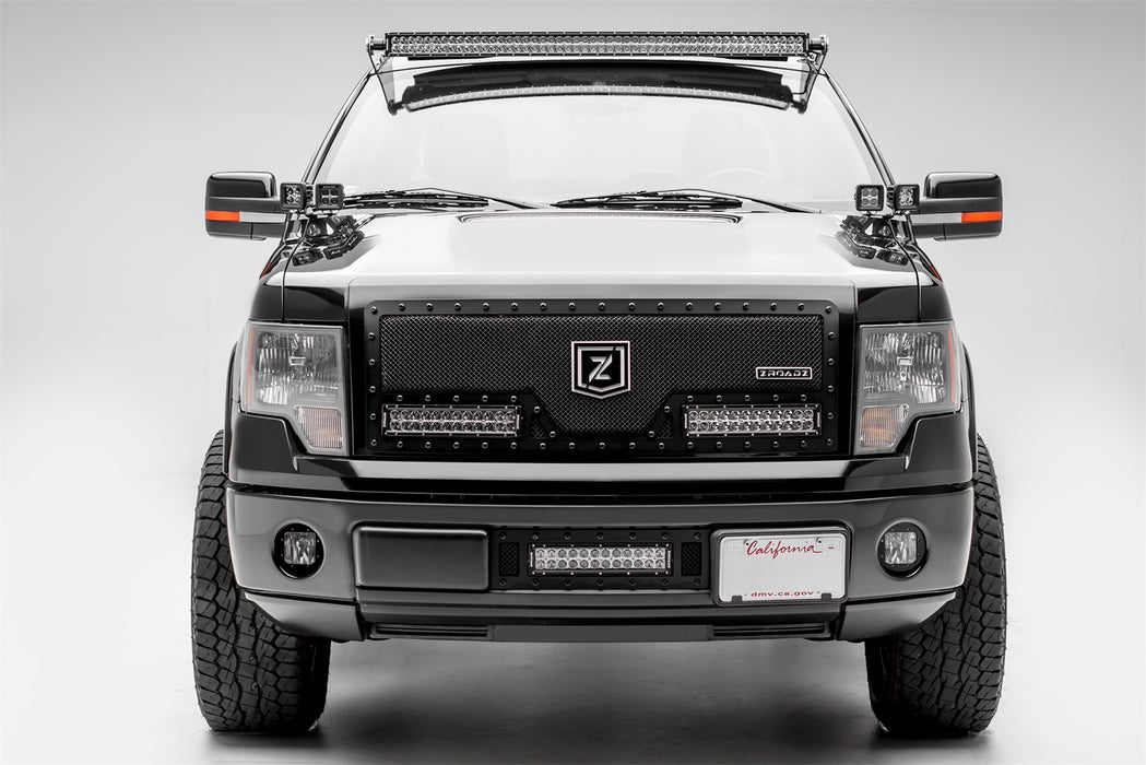 ZROADZ Z365601-KIT4 Hood Hinge LED Kit; Incl. [4] 3 in. LED Pod Lights And Universal Wiring Harness; - Truck Part Superstore