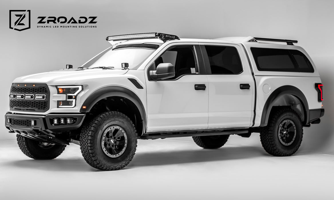 ZROADZ Z365701 Hood Hinge LED Bracket; Mounts [2] 3 in. LED Pod Lights; - Truck Part Superstore