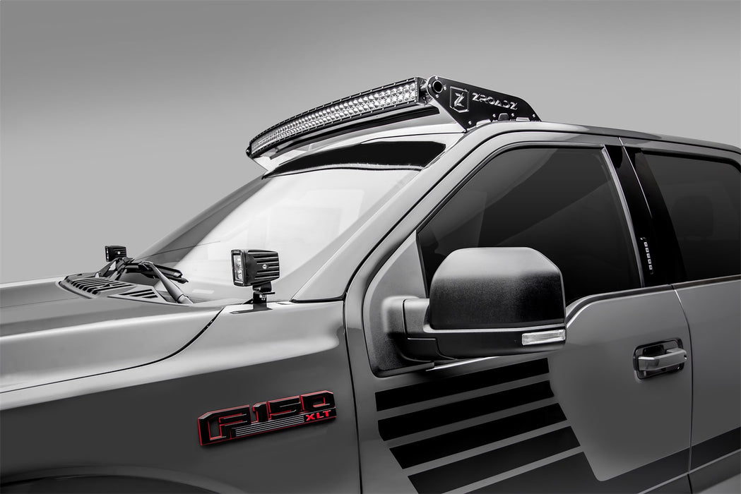 ZROADZ Z365711-KIT2 Hood Hinge LED Kit; Incl. [2] 3 in. LED Pod Lights And Universal Wiring Harness; - Truck Part Superstore