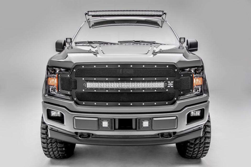 ZROADZ Z365711 Hood Hinge LED Bracket; Mounts [2] 3 in. LED Pod Lights; - Truck Part Superstore
