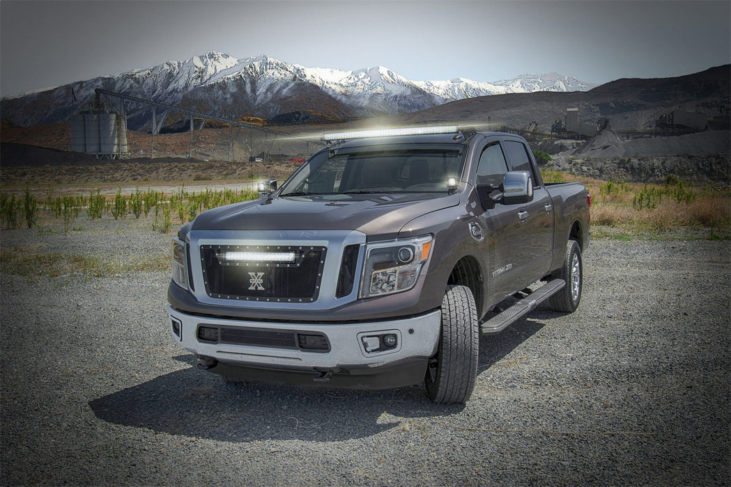 ZROADZ Z367581 Hood Hinge LED Bracket; Mounts [2] 3 in. LED Pod Lights; - Truck Part Superstore