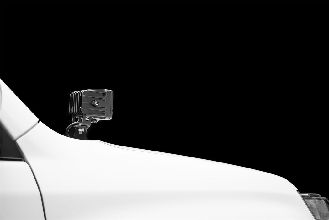ZROADZ Z369491-KIT2 Hood Hinge LED Kit; Incl. [2] 3 in. LED Pod Lights And Universal Wiring Harness; - Truck Part Superstore