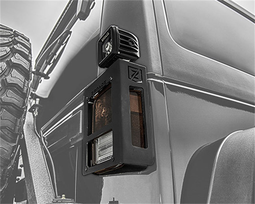 ZROADZ Z384811 Tail Light Protector LED Bracket; Mounts [2] 3 in. LED Pod Lights; - Truck Part Superstore