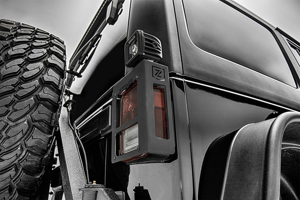 ZROADZ Z384811 Tail Light Protector LED Bracket; Mounts [2] 3 in. LED Pod Lights; - Truck Part Superstore